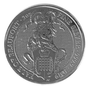 Yale 2019 - Queens Beasts | 2 oz Silber