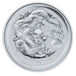 Drache / Dragon 2012 - Lunar II Serie - Privy Mark Löwe | 1 oz Silber
