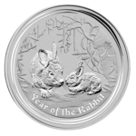 Hase / Rabbit 2011 - Lunar II Serie | 1 oz Silber