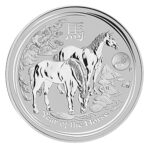 Pferd / Horse 2014 - Lunar II - Privy Mark Löwe | 1 oz Silber