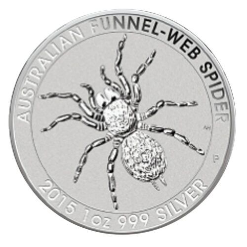 Trichternetzspinne / Funnel-web Spider 2015 - Australien | 1 oz Silber