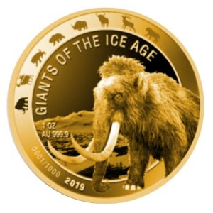 Mammut / Wollmammut 2019 - Giants of the Ice Age - PROOF PP | 1 oz Gold