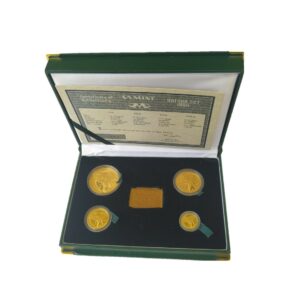 Elefant / Elephant - Big Five Natura Set 1996 PROOF PP | 4 x Goldmünzen