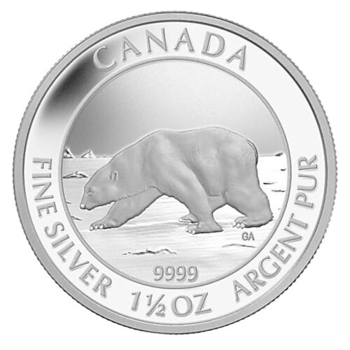 Polarbär / Polar Bear 2013 - Kanada - Erstausgabe | 1,5 oz Silber