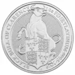 Black Bull of Clarence 2019 - Queens Beasts | 1 oz Platin