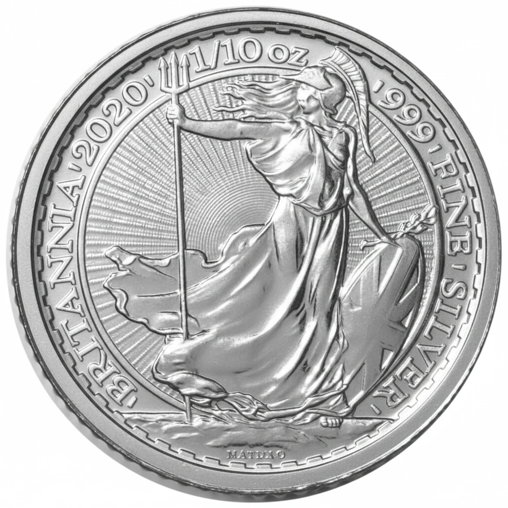 PP-S-110B-20_vorderseite_1770925696024 Britannia 2020 | 1/10 oz Silber – Bild 1